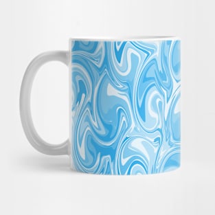 Marble Swirl Texture - Blue Tones Mug